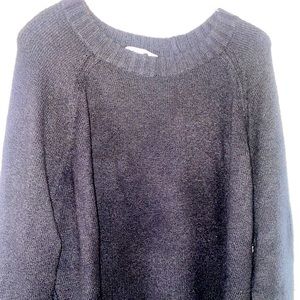 Black Scoop Neck Sweater